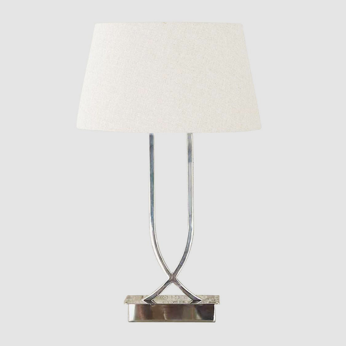 Emac & Lawton SOUTHERN CROSS Table Lamp Base Only Shiny Nickel-Emac & Lawton-Ozlighting.com.au