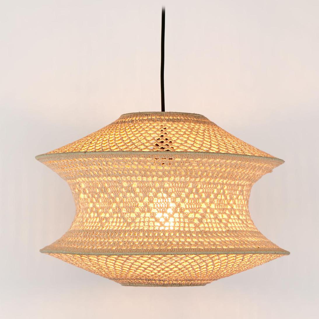 Emac & Lawton SUMMERSBY Pendant Light Ivory Medium-Emac & Lawton-Ozlighting.com.au
