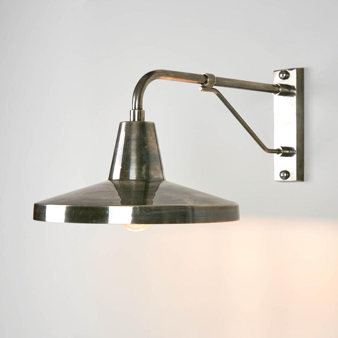 Emac & Lawton TRINITY Wall Light Antique Silver-Emac & Lawton-Ozlighting.com.au
