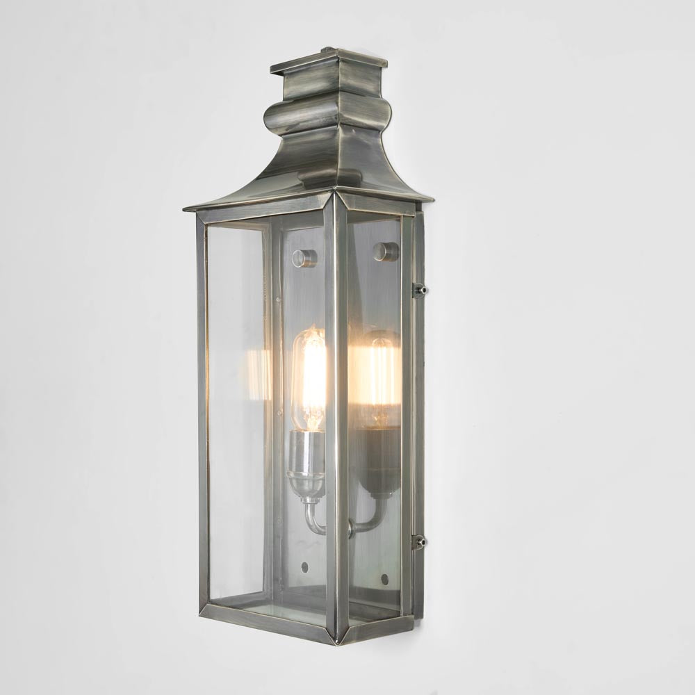 Emac & Lawton WESTPOINT Wall Light Outdoor Antique Silver-Emac & Lawton-Ozlighting.com.au