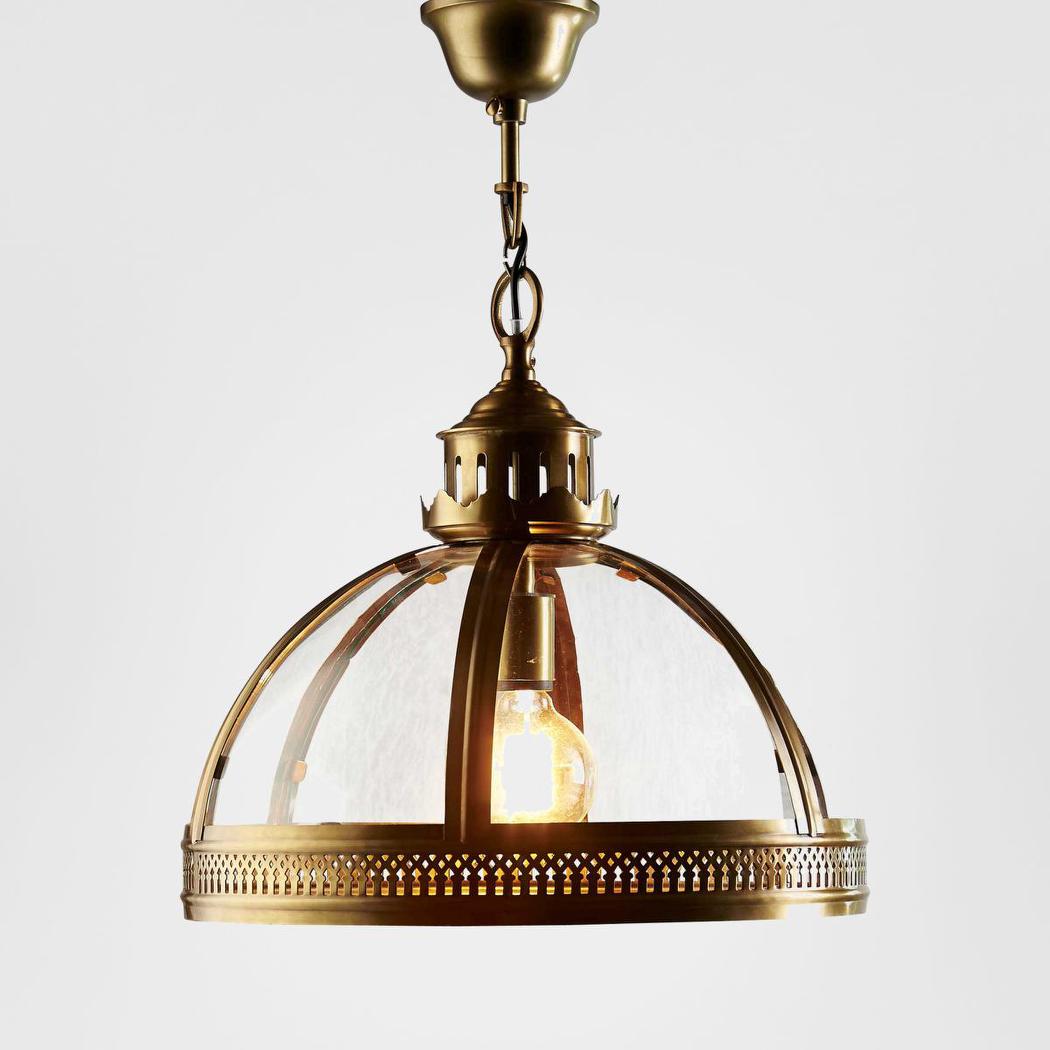 Emac & Lawton WINSTON Pendant Light Brass-Emac & Lawton-Ozlighting.com.au