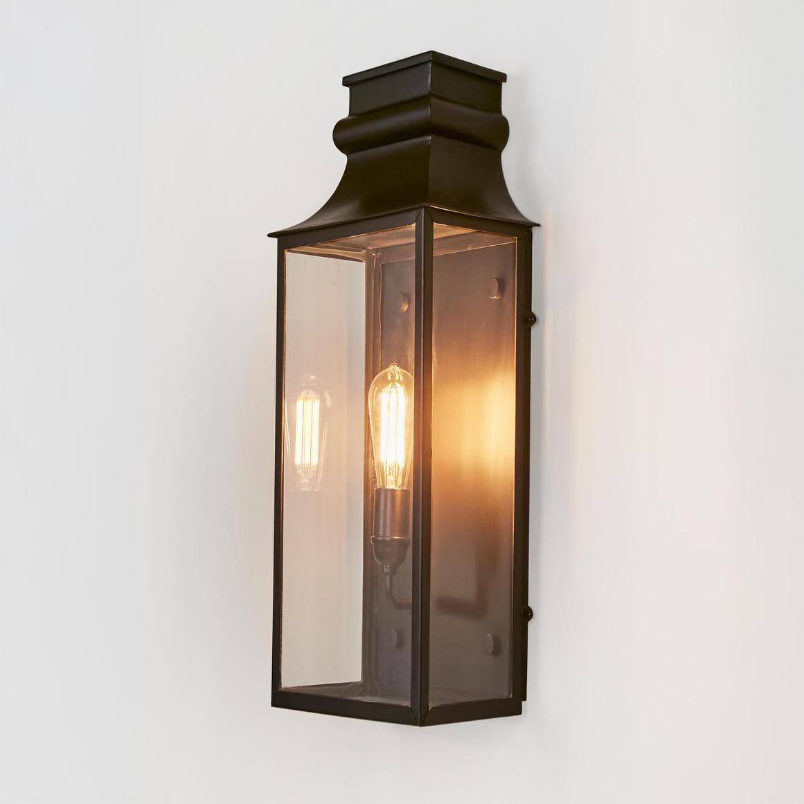Emac & Lawton WESTPOINT Outdoor Wall Light Medium Black-Emac & Lawton-Ozlighting.com.au