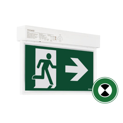 Energetic EDGEWAY - 3W Emergency Blade Exit-Energetic Lighting-Ozlighting.com.au