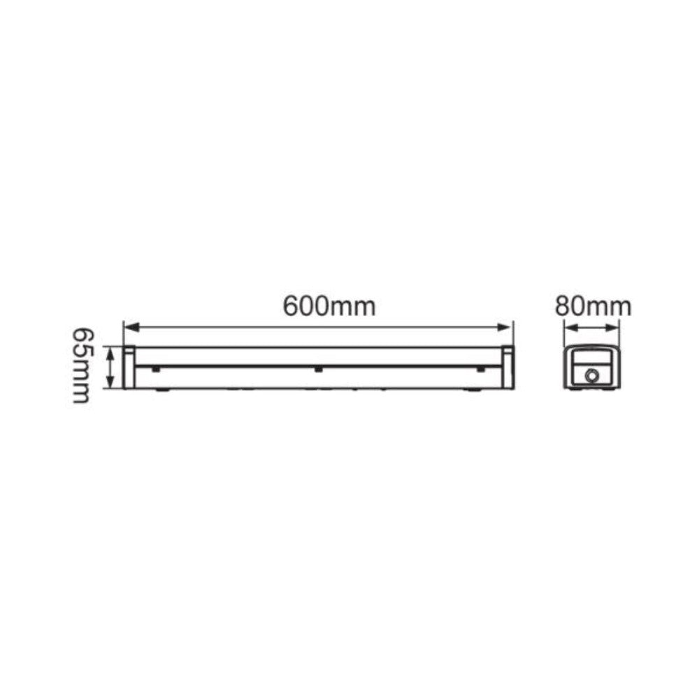 Energetic STELLAR V - 2FT LED Colour-Switchable Batten Light IP20-Energetic Lighting-Ozlighting.com.au