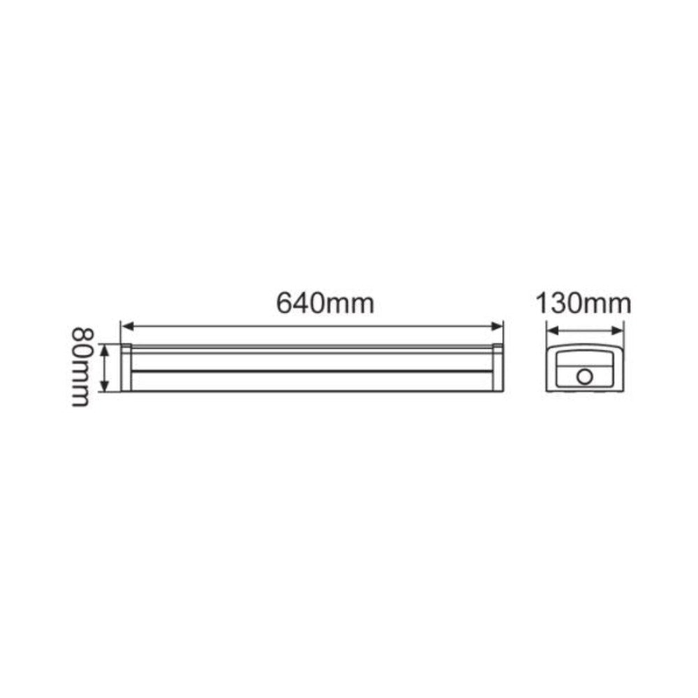 Energetic STELLAR V WIDE - 2FT/4FT Colour-Selectable Multi-Watt Surface Mounted Emergency Batten Light IP20-Energetic Lighting-Ozlighting.com.au