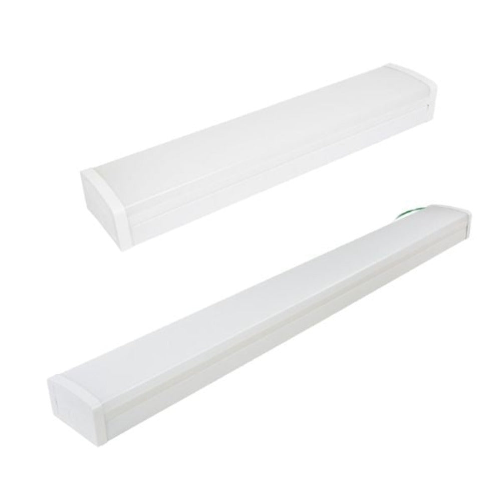 Energetic STELLAR V WIDE - 2FT/4FT Colour-Selectable Multi-Watt Surface Mounted Emergency Batten Light IP20-Energetic Lighting-Ozlighting.com.au