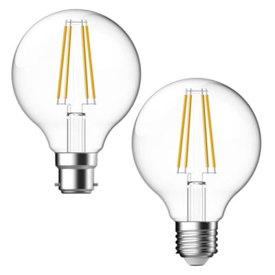 Energetic SUPVALUE - 7.5W G80 Dimmable Filament LED Globe - 2700K - B22/E27-Energetic Lighting-Ozlighting.com.au