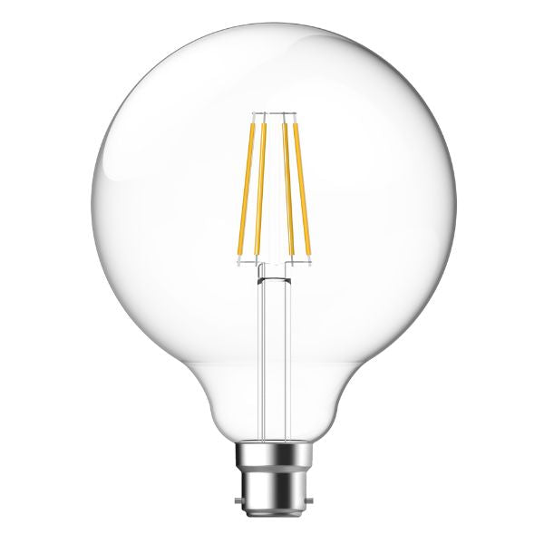 Energetic SUPVALUE LED Globe - 8.6W, B22/E27, 2700K, G125, Filament, Dimmable-Energetic Lighting-Ozlighting.com.au