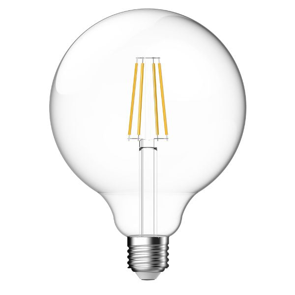 Energetic SUPVALUE LED Globe - 8.6W, B22/E27, 2700K, G125, Filament, Dimmable-Energetic Lighting-Ozlighting.com.au