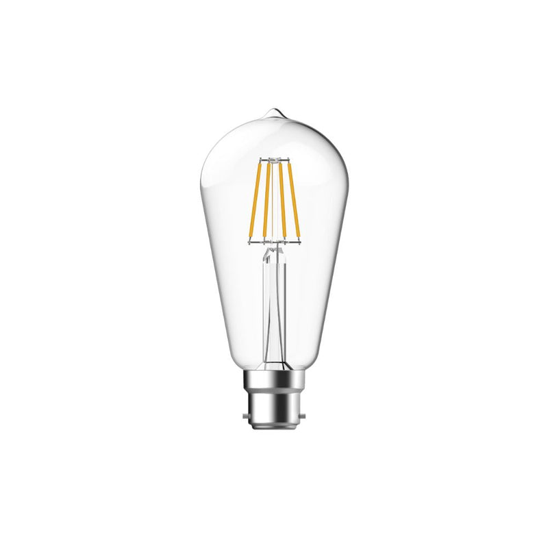 Energetic SUPVALUE-ST64 - 7.5W LED Dimmable Filament Globe 2700K - B22-Energetic Lighting-Ozlighting.com.au