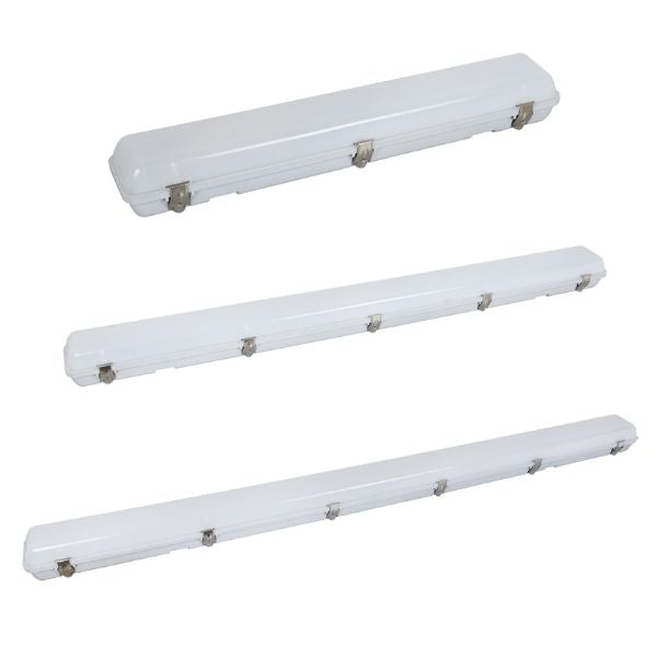 Energetic TEMPEST V - LED Colour Selectable Batten Light IK08 IP65-Energetic Lighting-Ozlighting.com.au