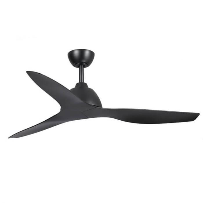 Fanco Breeze AC Ceiling Fan - Wall Control, Black 52″-Fanco-Ozlighting.com.au