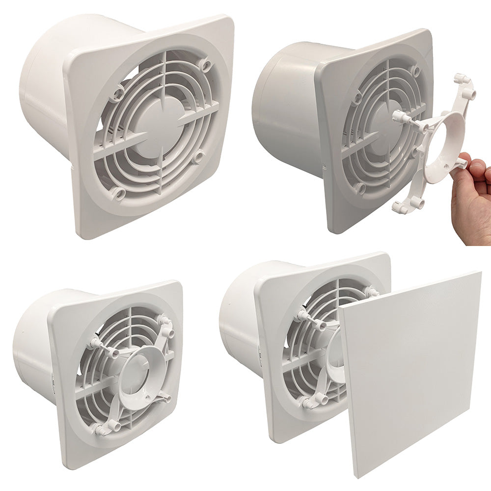 Fanco DYNAMIC- Wall / Ceiling Fan 150mm-Fanco-Ozlighting.com.au