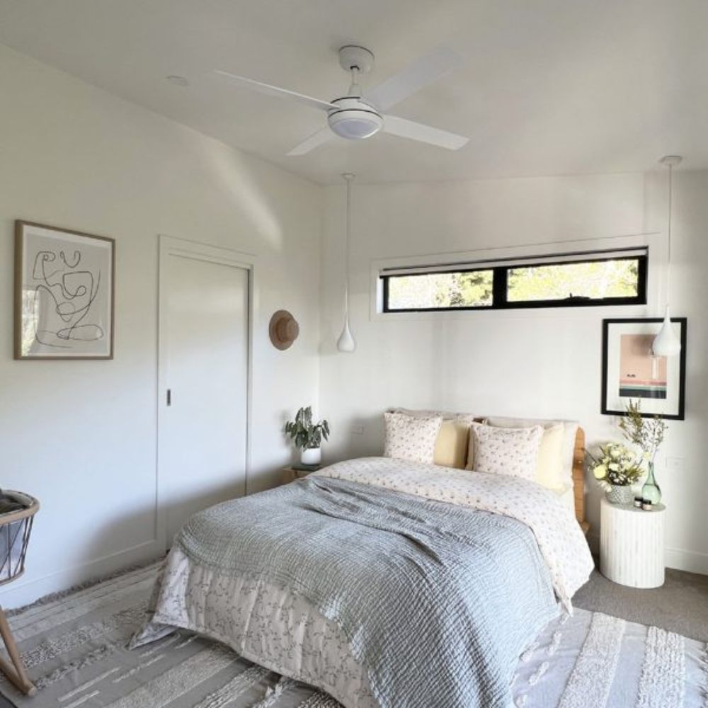 Fanco Eco Silent Deluxe - 4 Blade 56" 1420mm DC Ceiling Fan with LED Light-Fanco-Ozlighting.com.au