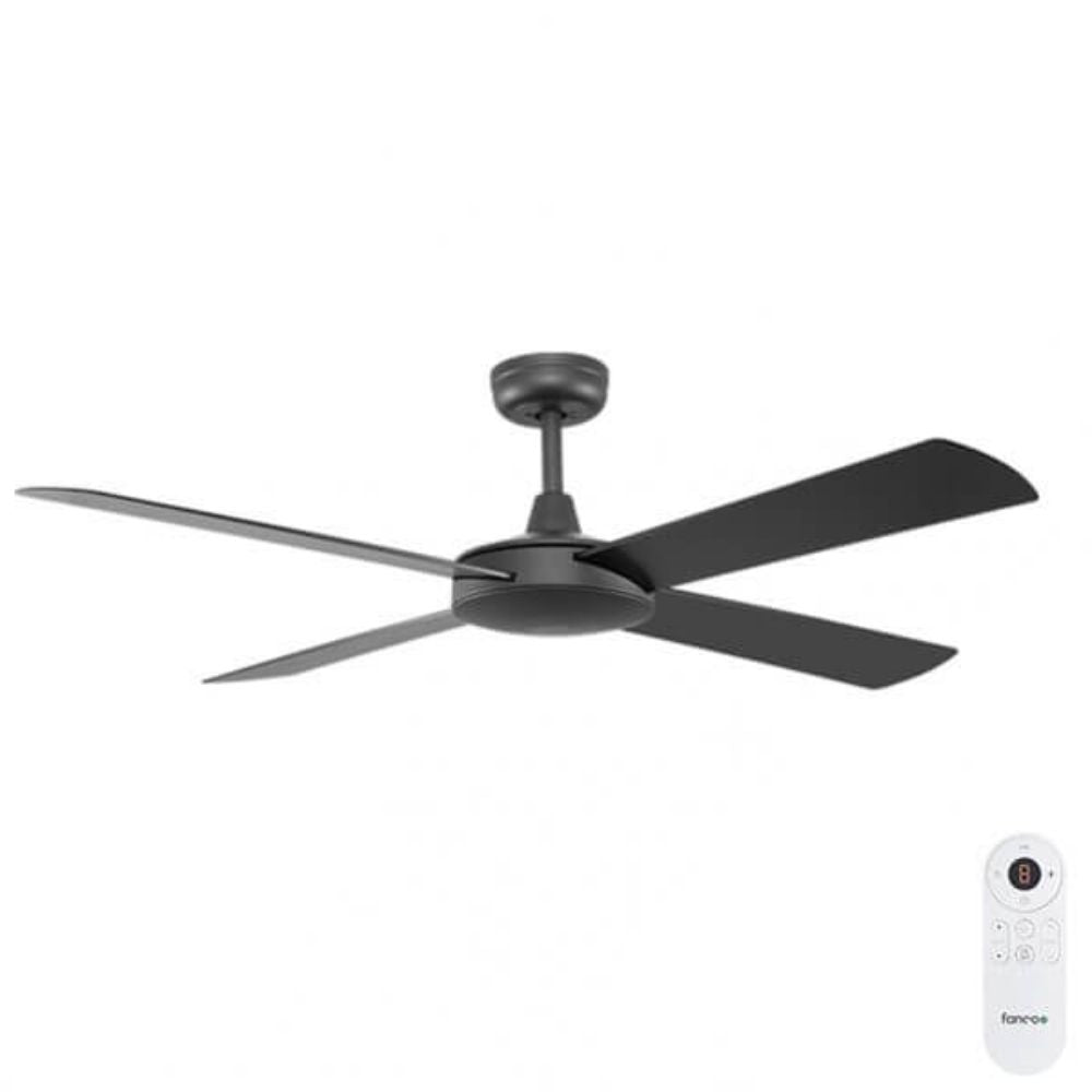 Fanco Eco Silent Deluxe - 4 Blade 56" DC Ceiling Fan with Wall Control and Remote/SMART-Fanco-Ozlighting.com.au