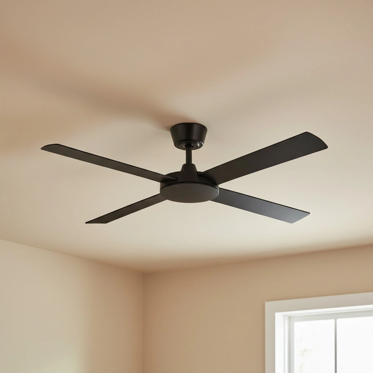 Fanco Eco Silent Pro DC Ceiling Fan - Black 52″-Fanco-Ozlighting.com.au