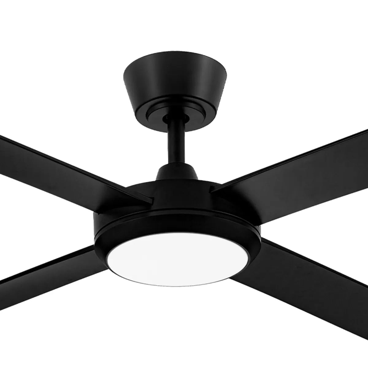 Fanco Eco Silent Pro DC Ceiling Fan - CCT LED Light, Black 56″-Fanco-Ozlighting.com.au