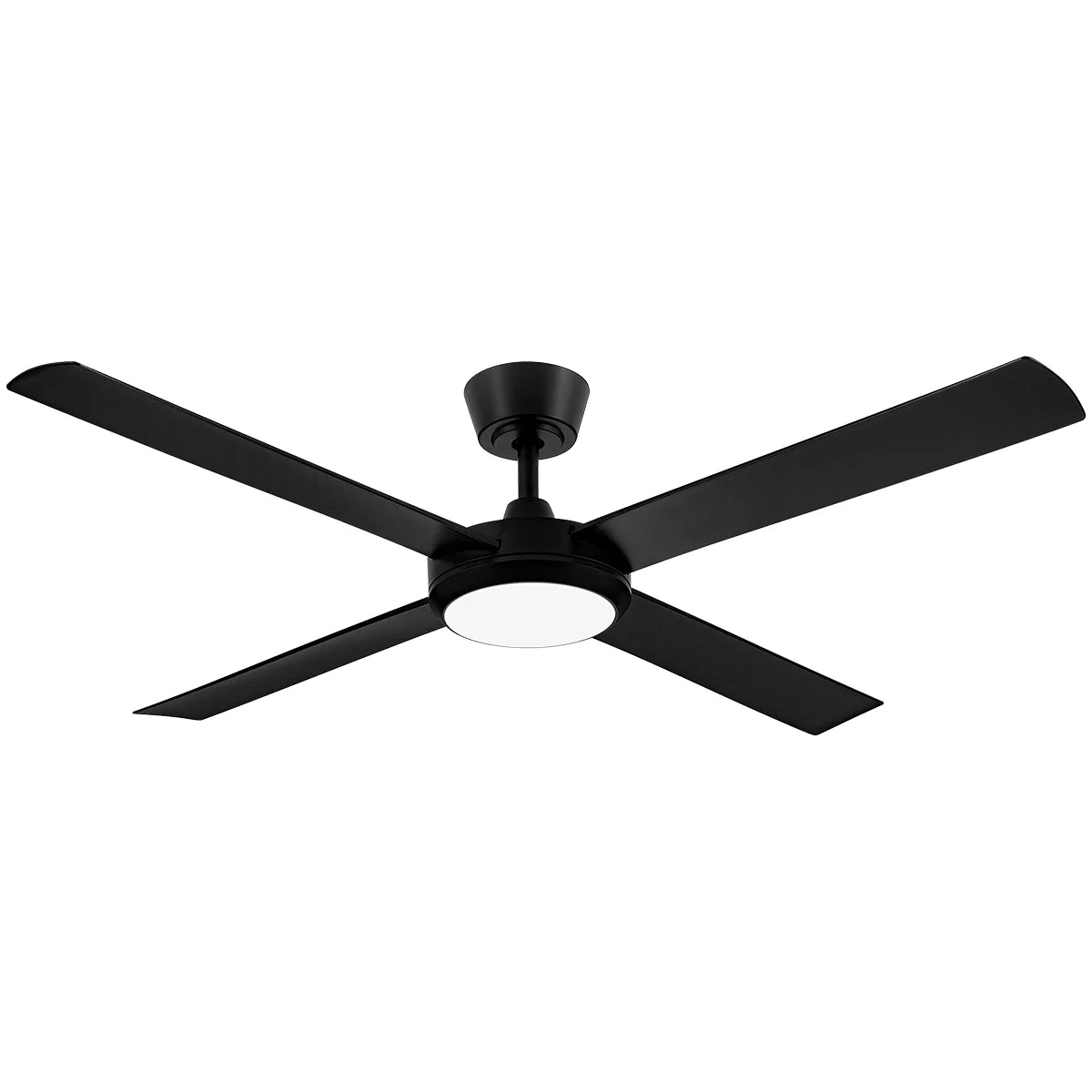 Fanco Eco Silent Pro DC Ceiling Fan - CCT LED Light, Black 56″-Fanco-Ozlighting.com.au