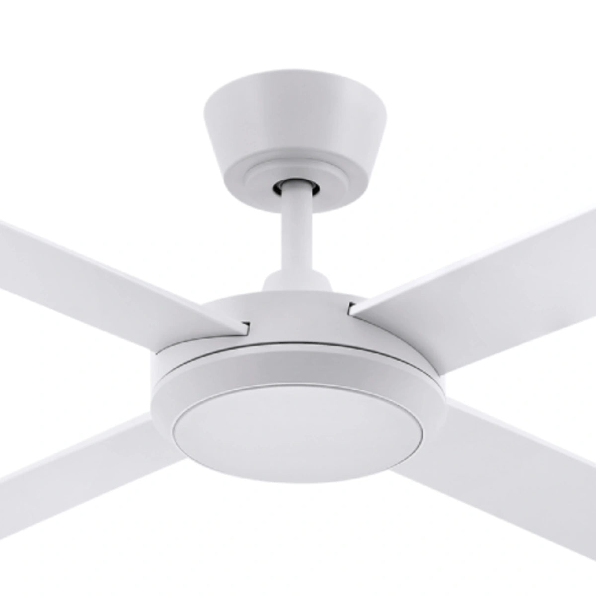 Fanco Eco Silent Pro DC Ceiling Fan - CCT LED Light, White 48″-Fanco-Ozlighting.com.au