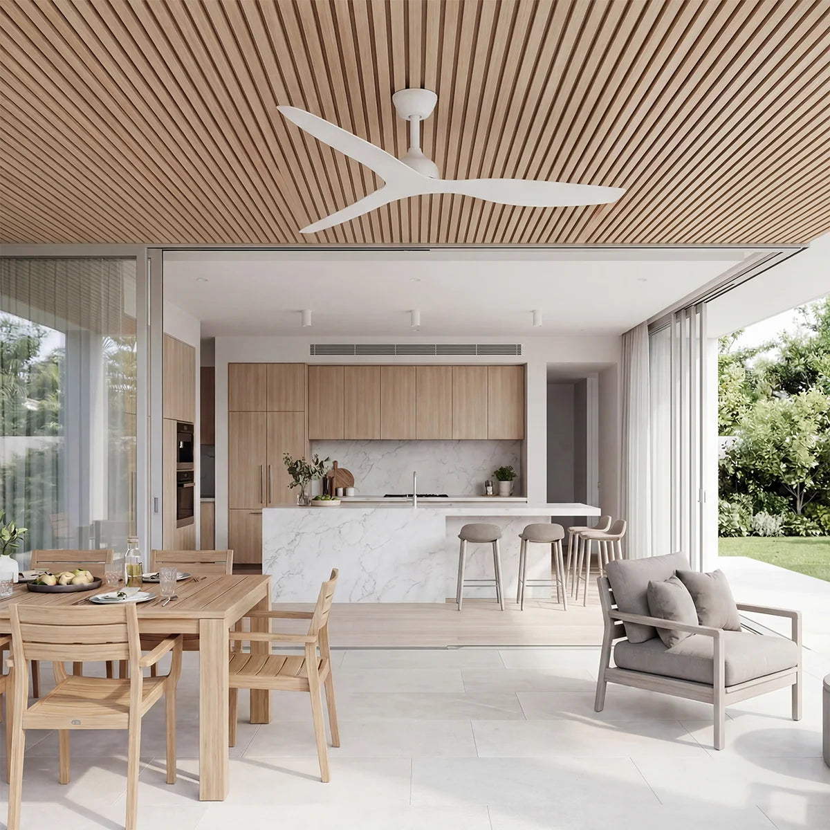 Fanco Eco Style DC Ceiling Fan - White 52″-Fanco-Ozlighting.com.au