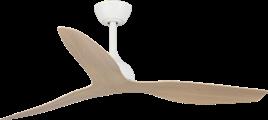 Fanco Eco Style v2 DC - 52'' (132cm) - White (M) - Beechwood (B)-Fanco-Ozlighting.com.au