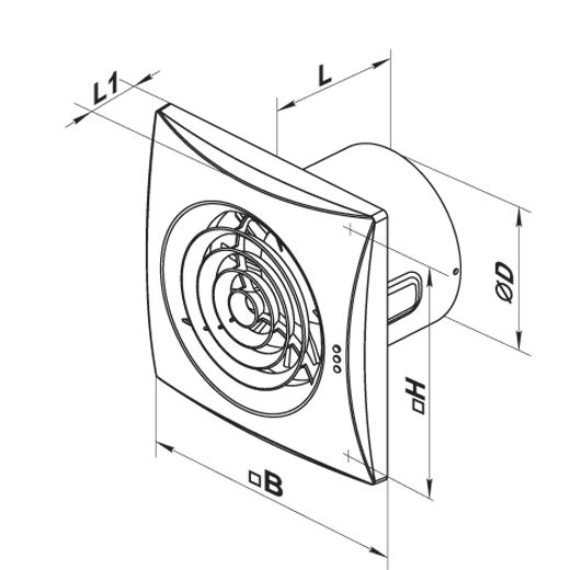 Fanco Exhaust Fan - Fanco Quiet 150mm 2 Speed-Fanco-Ozlighting.com.au
