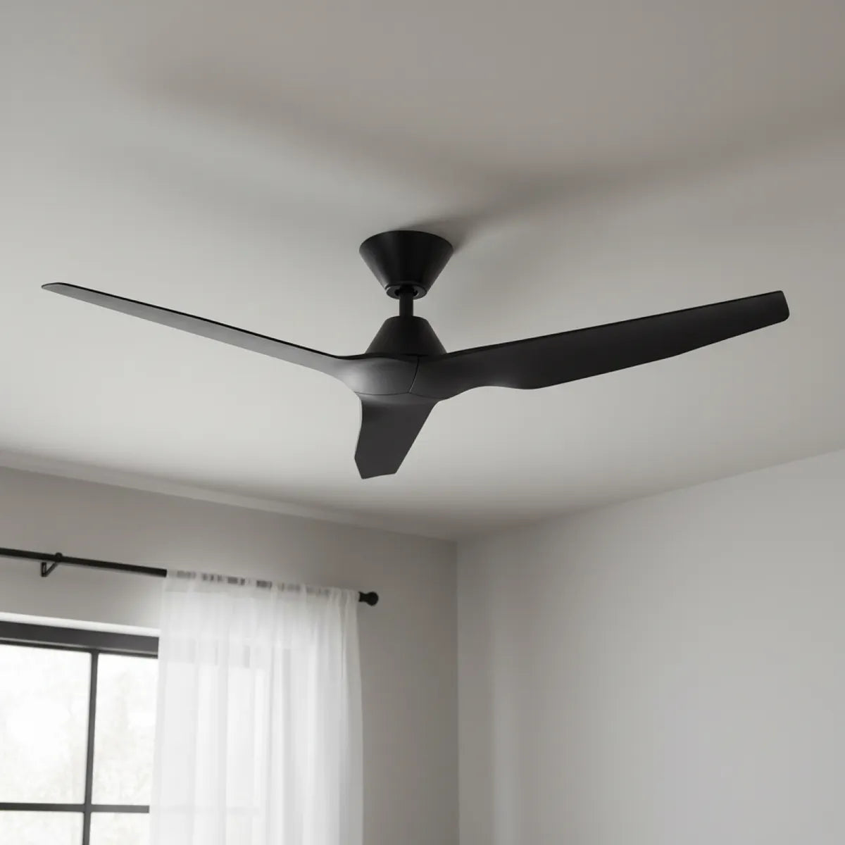 Fanco Infinity iD DC Ceiling Fan - Black 48″-Fanco-Ozlighting.com.au