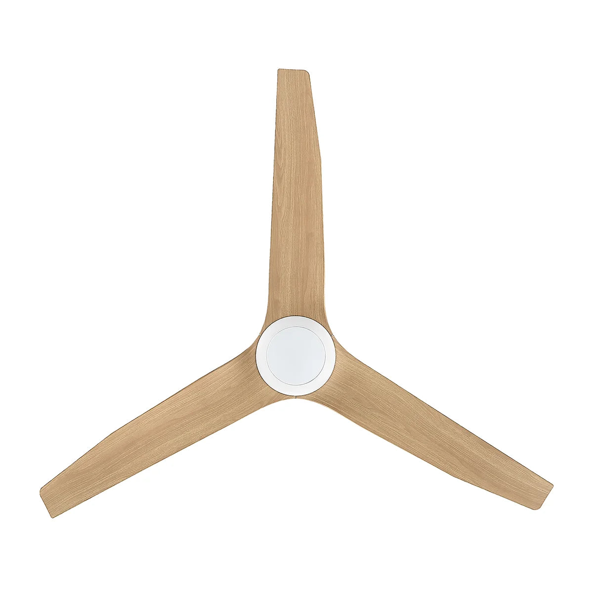 Fanco Infinity iD DC Ceiling Fan - CCT LED Light, White with Beechwood Blades 54″-Fanco-Ozlighting.com.au