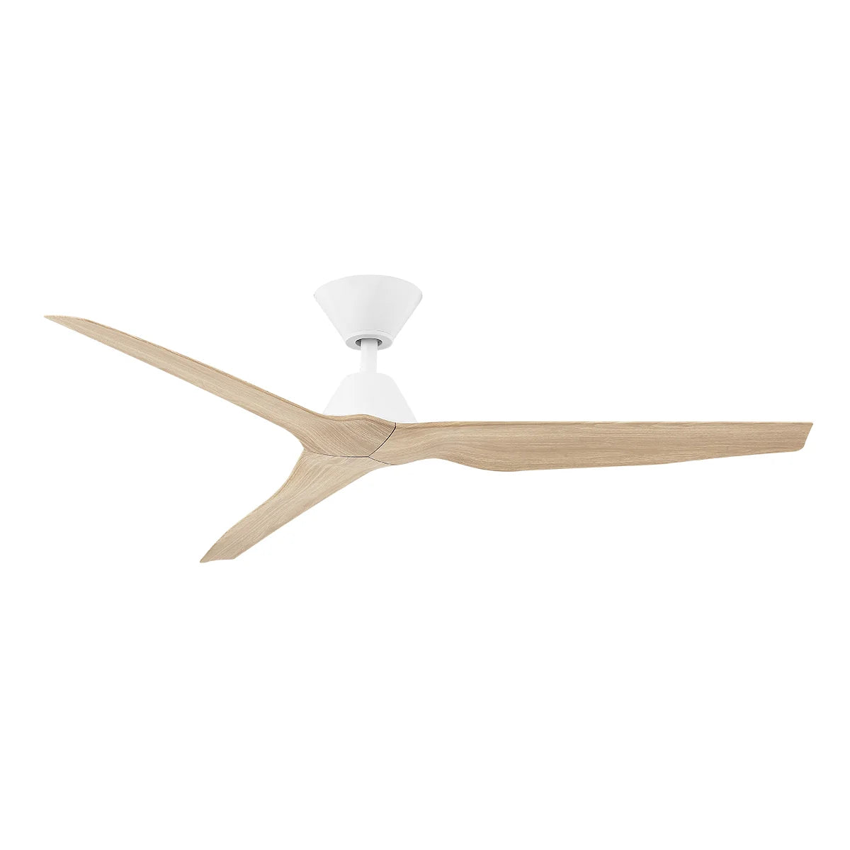 Fanco Infinity iD DC Ceiling Fan - White with Beechwood Blades 54″-Fanco-Ozlighting.com.au