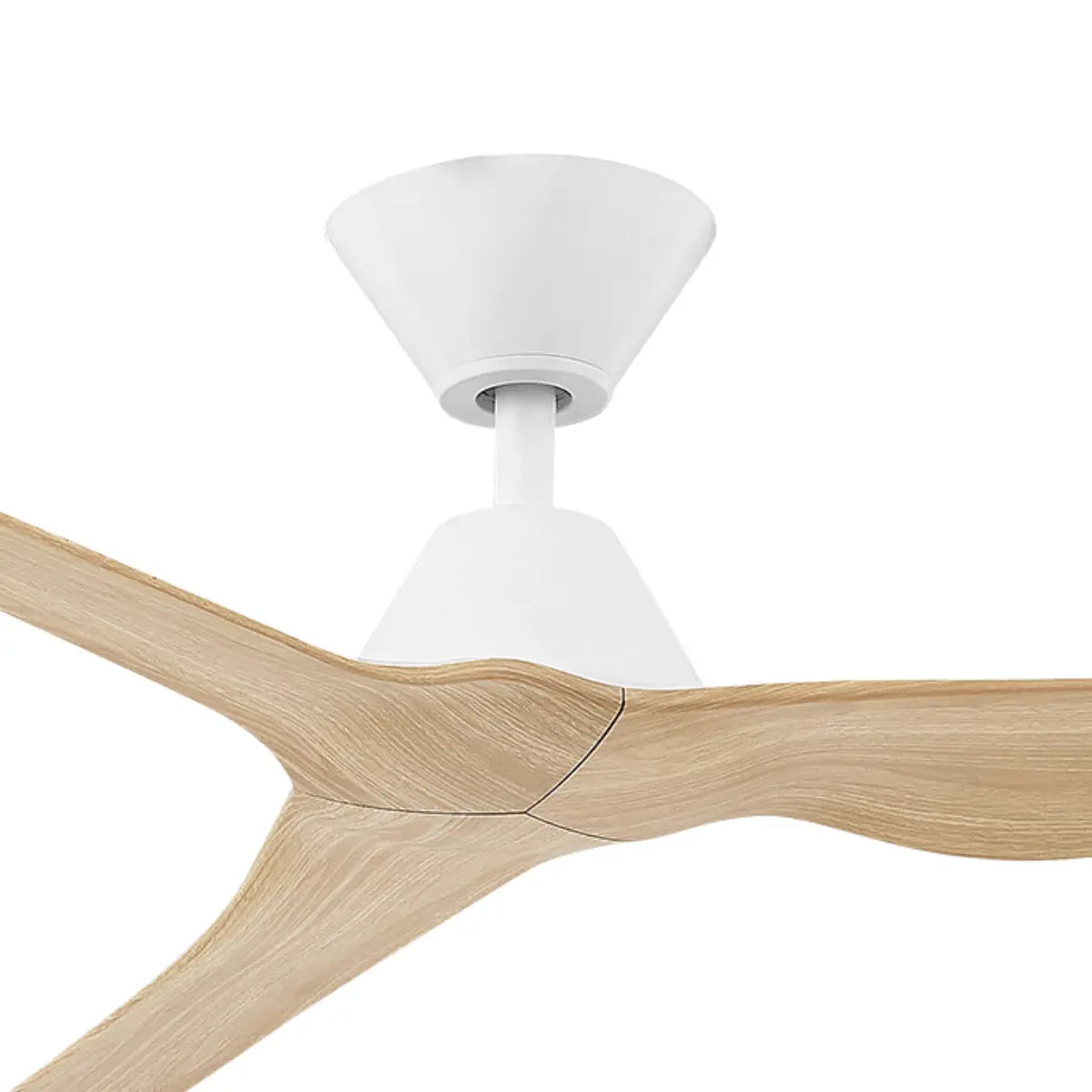 Fanco Infinity-iD DC Ceiling Fan - White with Beechwood Blades 60″-Fanco-Ozlighting.com.au