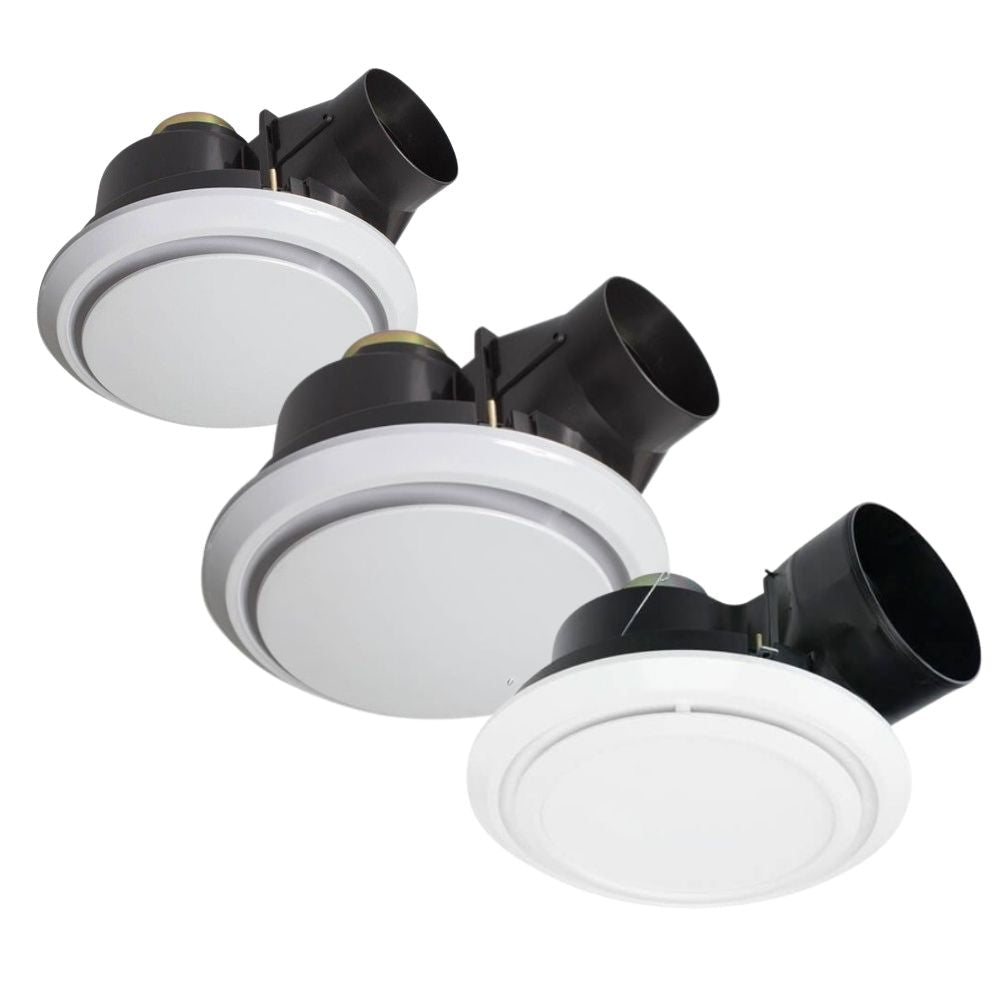 Fanco LUNA Ceiling Exhaust Fan - Pro Round-Fanco-Ozlighting.com.au