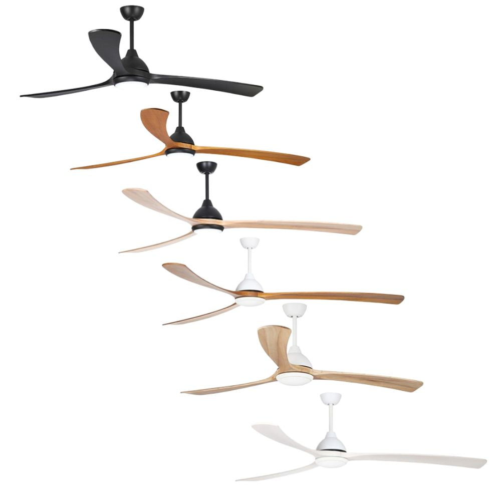 Fanco SANCTUARY - 3 Blade 92" 2340mm DC Ceiling Fan with LED Light-Fanco-Ozlighting.com.au