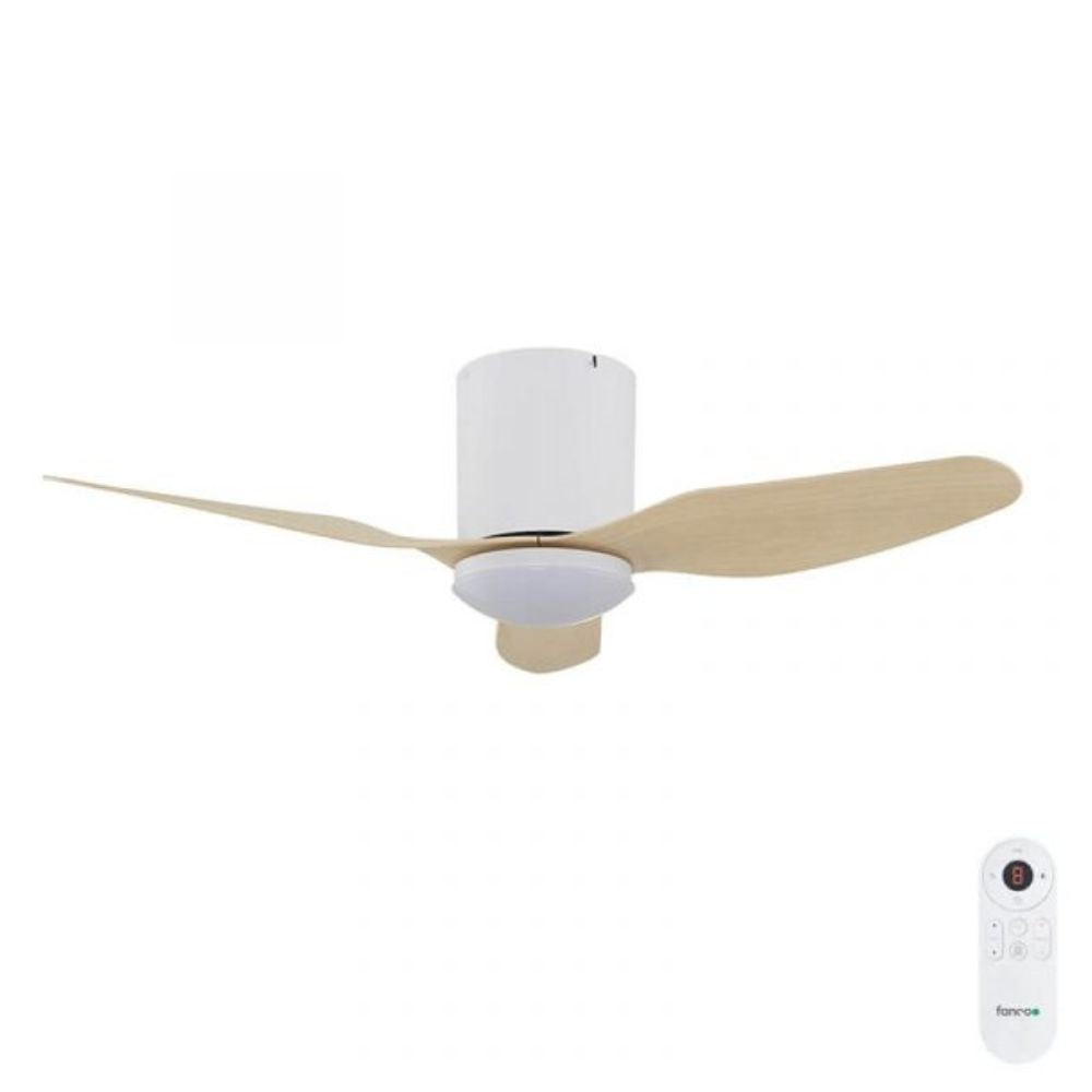 Fanco STUDIO - 3 Blade 42" 1066mm DC Ceiling Fan with LED Light-Fanco-Ozlighting.com.au