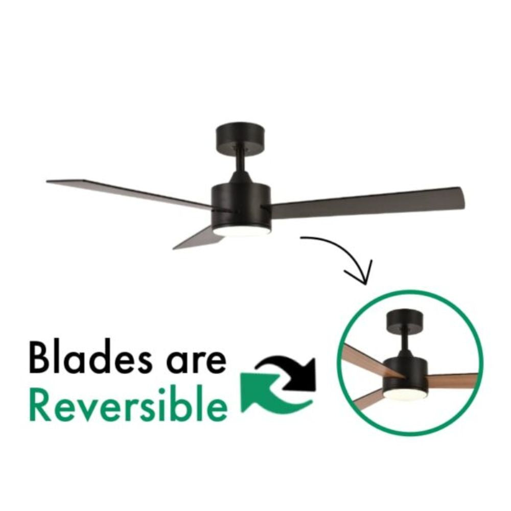 Fanco URBAN-ID - 3 Blade 52" 1320mm DC Ceiling Fan with LED Light-Fanco-Ozlighting.com.au