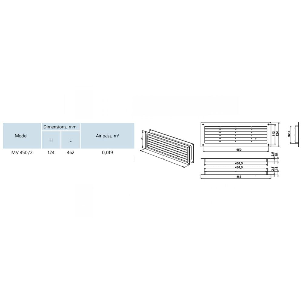 Fanco Vent - Plastic Internal Door-Fanco-Ozlighting.com.au