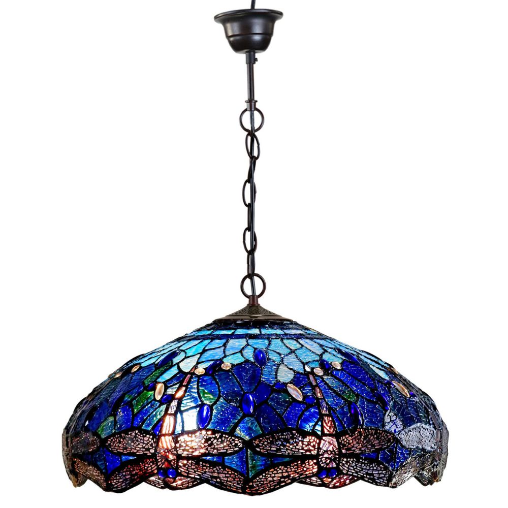 G&G Bros BLUE DRAGONFLY Pendant - 2 Light-G&G Bros.-Ozlighting.com.au