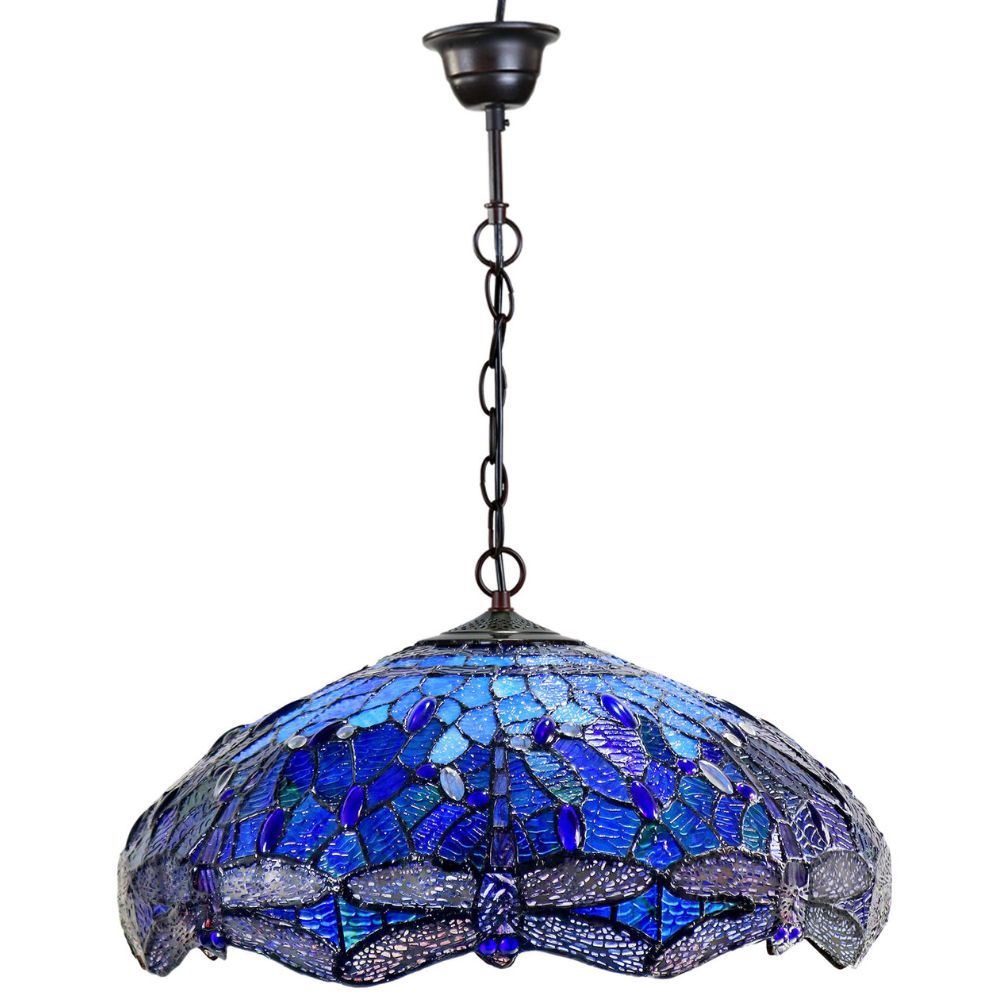 G&G Bros BLUE DRAGONFLY Pendant - 2 Light-G&G Bros.-Ozlighting.com.au