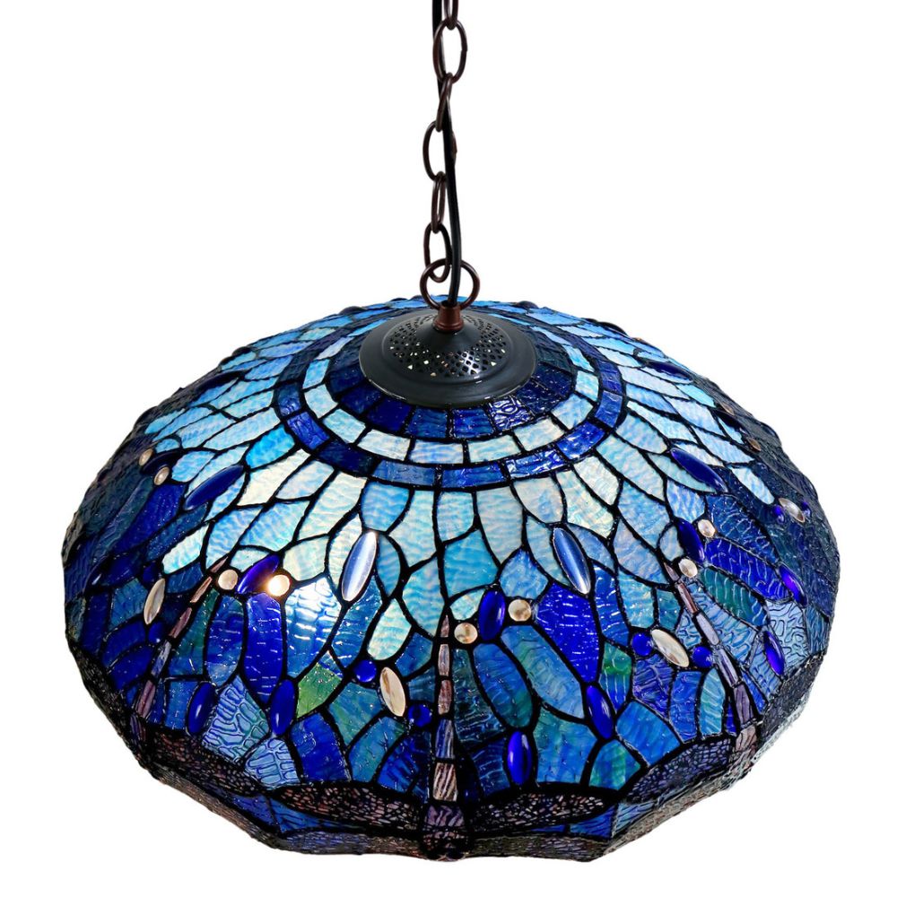 G&G Bros BLUE DRAGONFLY Pendant - 2 Light-G&G Bros.-Ozlighting.com.au