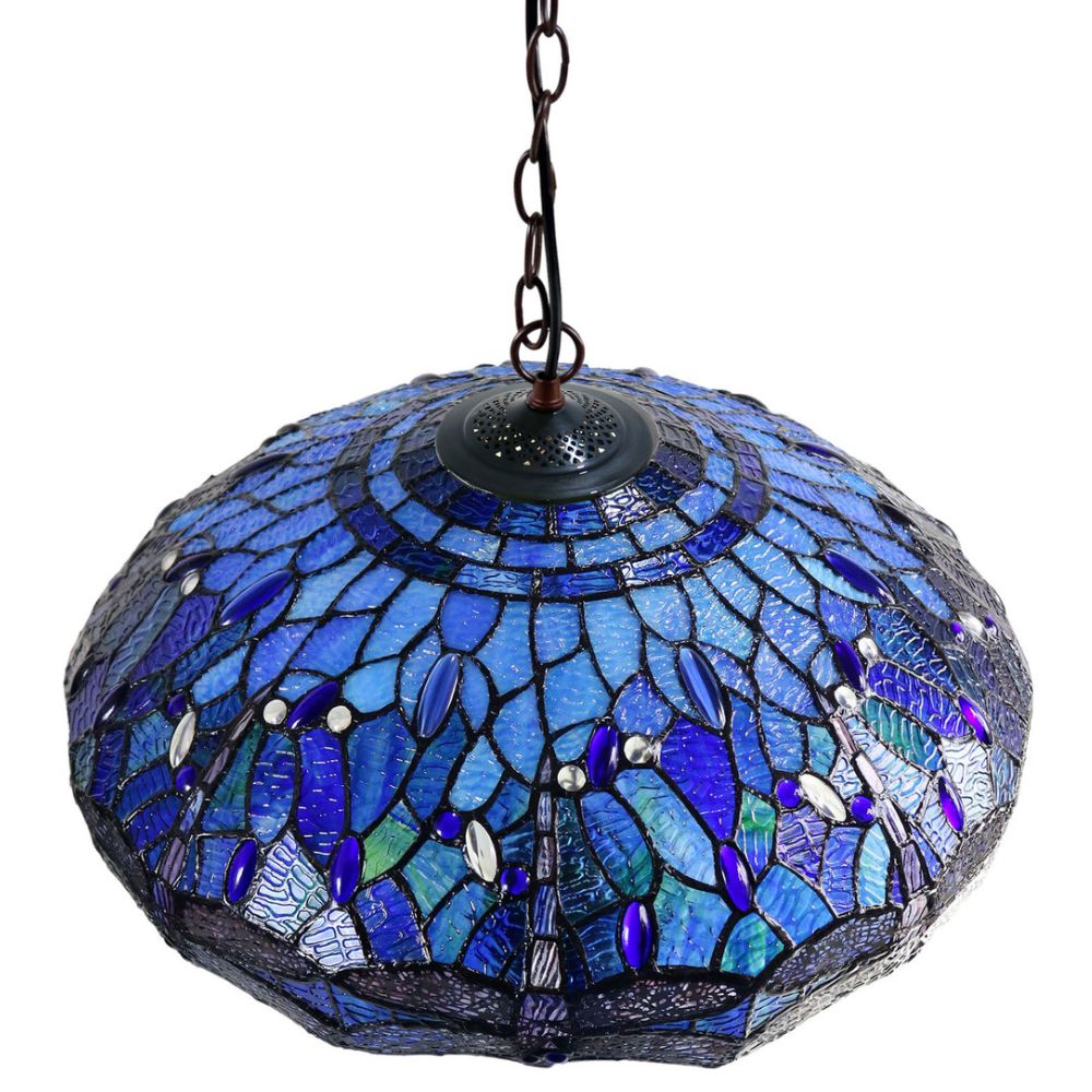 G&G Bros BLUE DRAGONFLY Pendant - 2 Light-G&G Bros.-Ozlighting.com.au