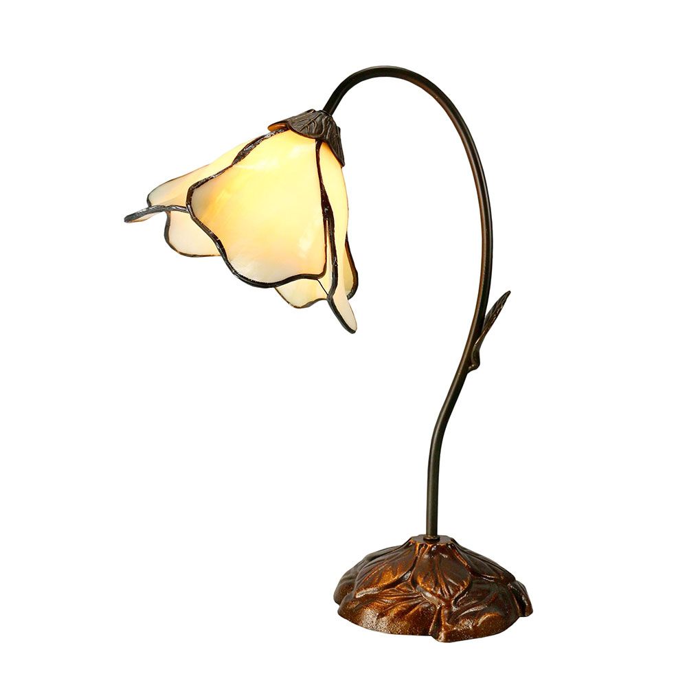 G&G Bros LOTUS TIFFANY Table Lamp - Single-G&G Bros.-Ozlighting.com.au