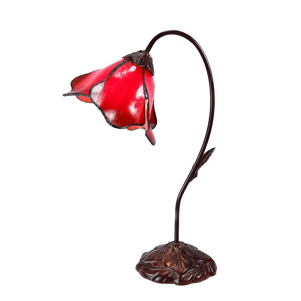 G&G Bros LOTUS TIFFANY Table Lamp - Single-G&G Bros.-Ozlighting.com.au