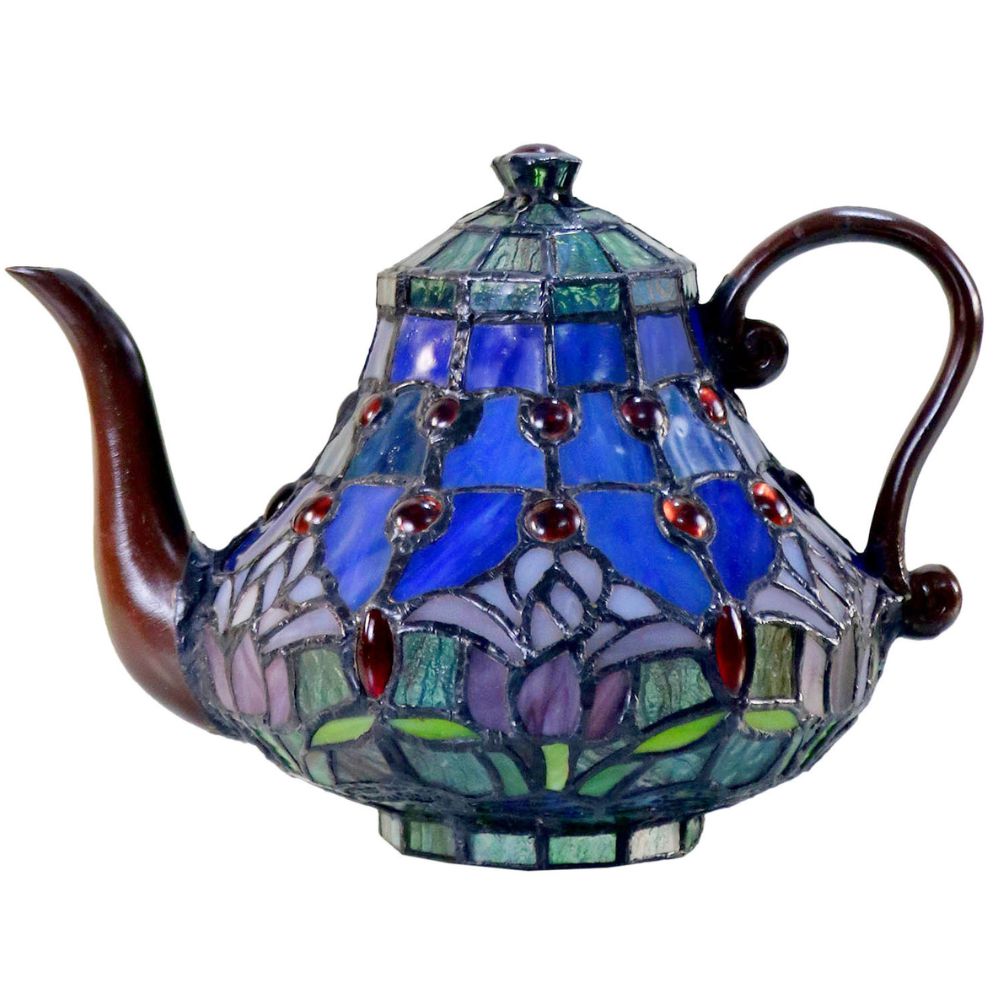 G&G Bros MAUVE TULIP Lamp - Teapot-G&G Bros.-Ozlighting.com.au
