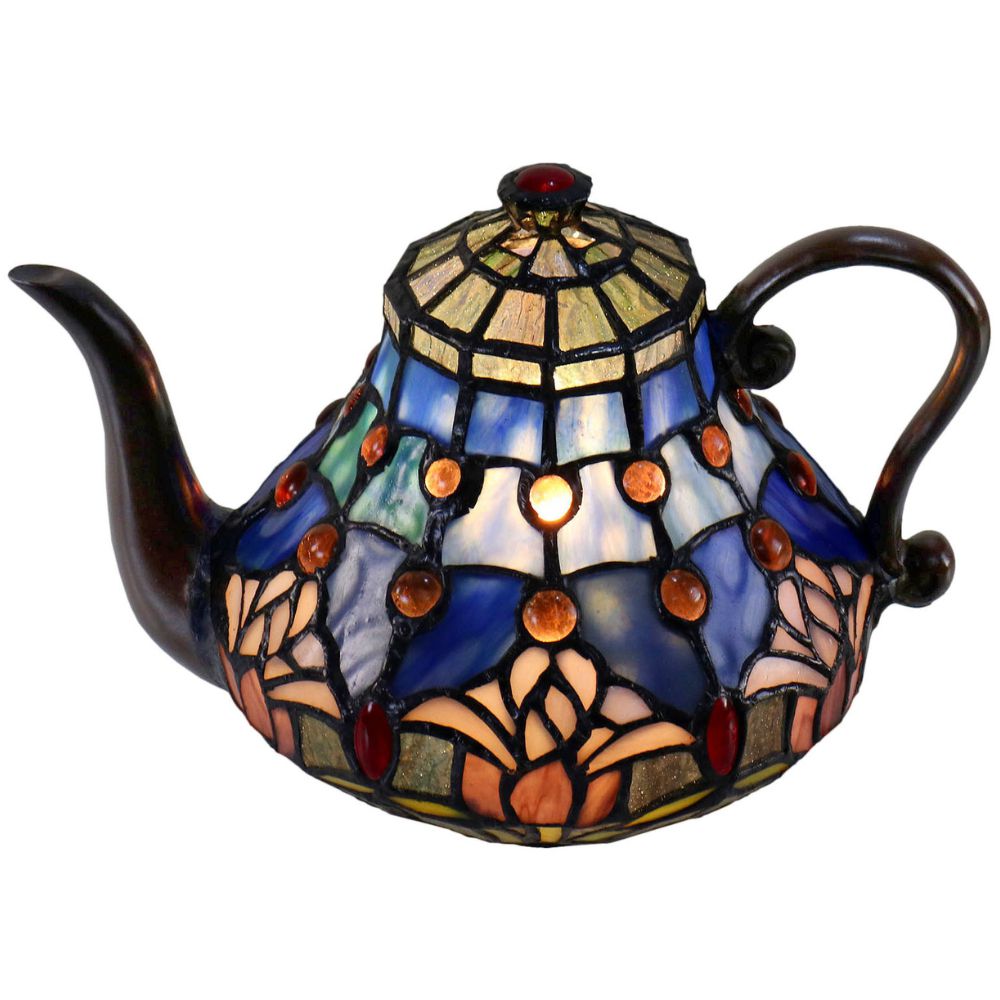 G&G Bros MAUVE TULIP Lamp - Teapot-G&G Bros.-Ozlighting.com.au