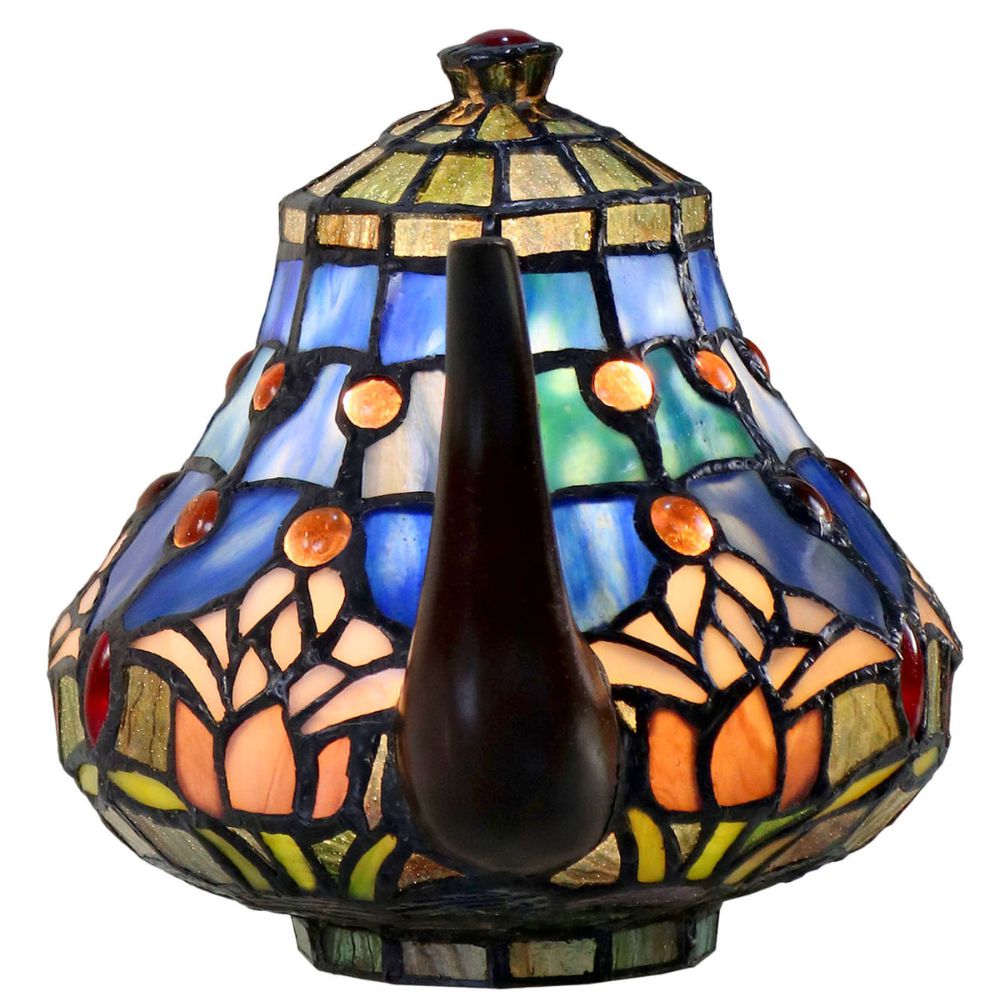 G&G Bros MAUVE TULIP Lamp - Teapot-G&G Bros.-Ozlighting.com.au
