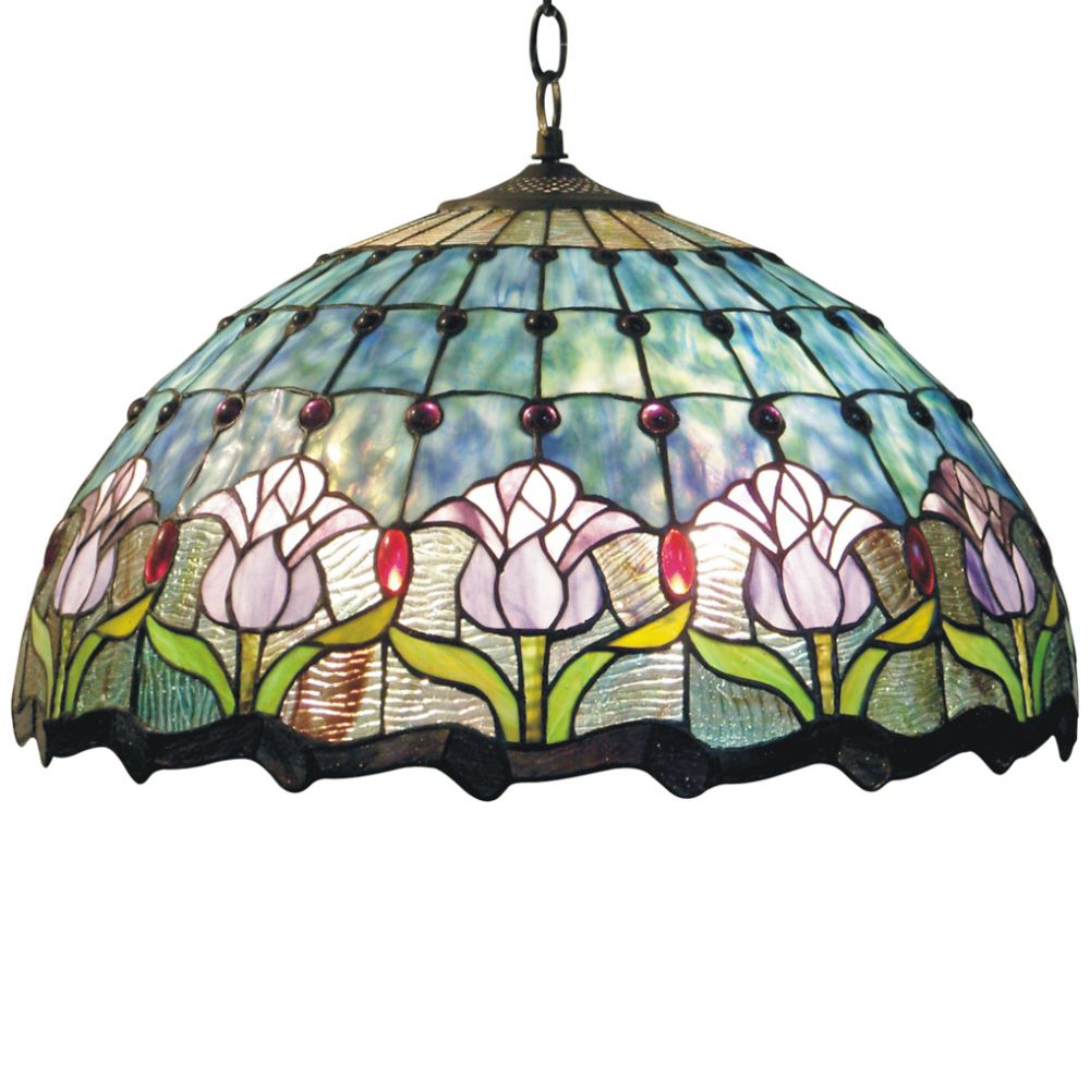 G&G Bros MAUVE TULIP Pendant - Lamp-G&G Bros.-Ozlighting.com.au