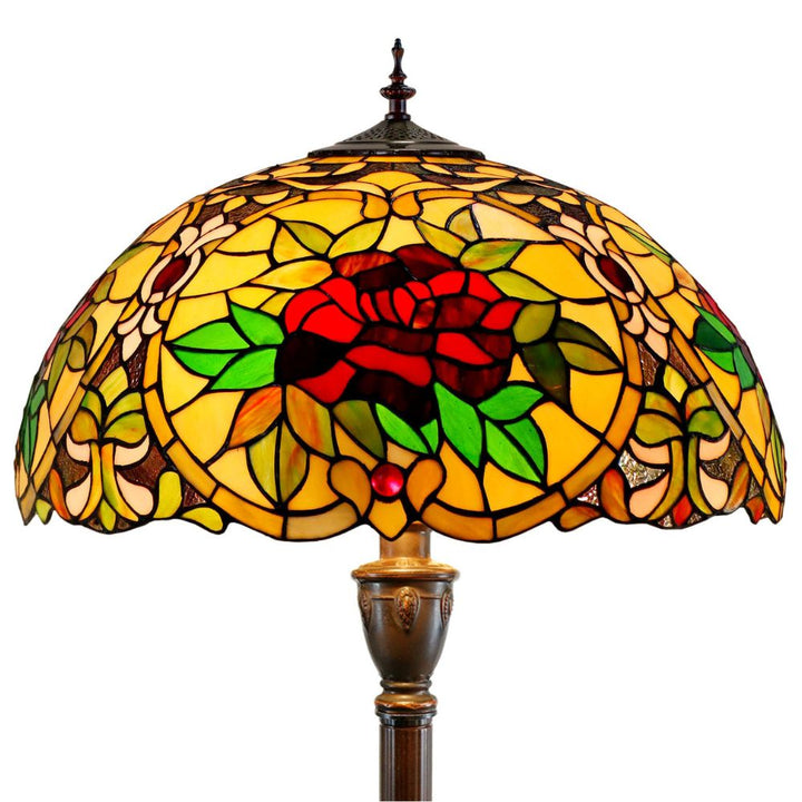 G&G Bros RED CAMELLIA - Floor Lamp-G&G Bros.-Ozlighting.com.au