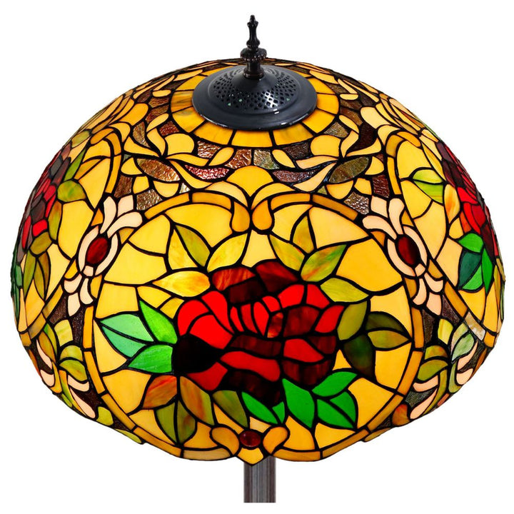 G&G Bros RED CAMELLIA - Floor Lamp-G&G Bros.-Ozlighting.com.au