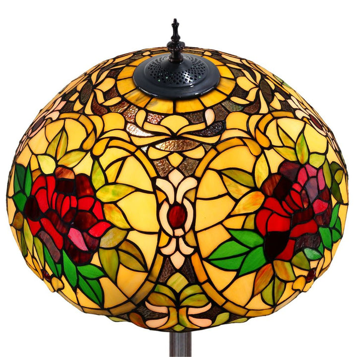 G&G Bros RED CAMELLIA - Floor Lamp-G&G Bros.-Ozlighting.com.au