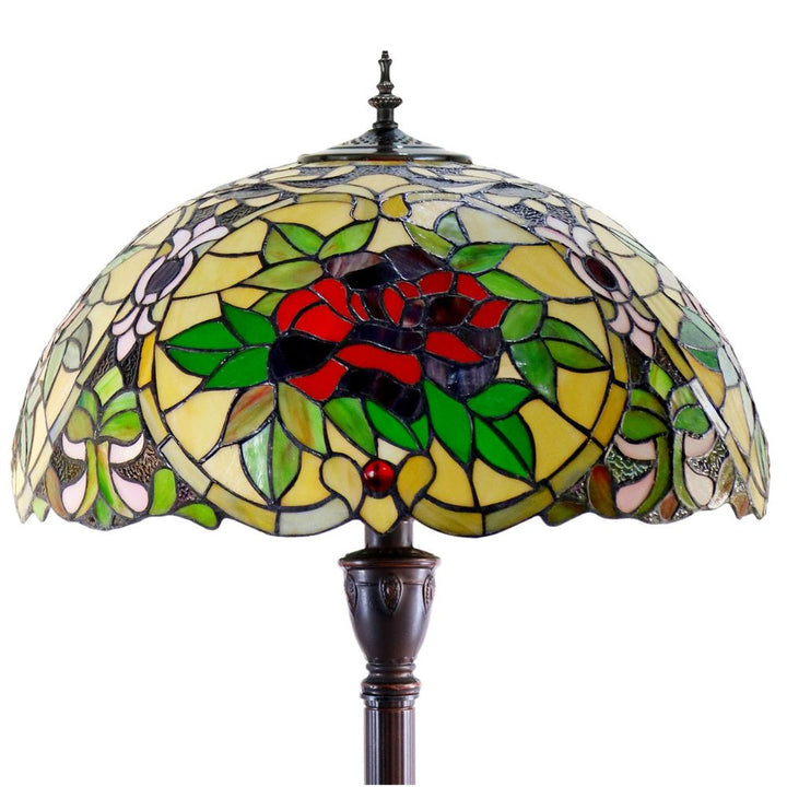 G&G Bros RED CAMELLIA - Floor Lamp-G&G Bros.-Ozlighting.com.au