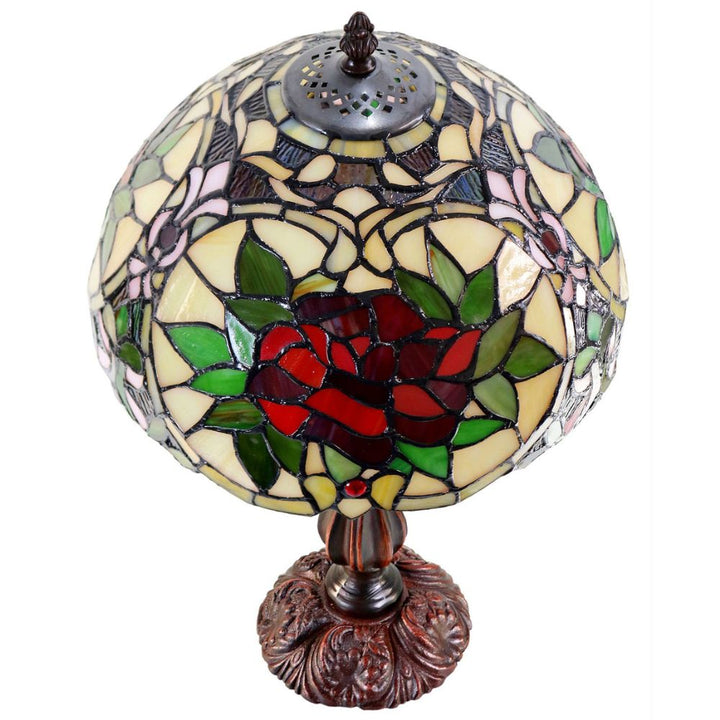 G&G Bros RED CAMELLIA - S/L Table Lamp-G&G Bros.-Ozlighting.com.au
